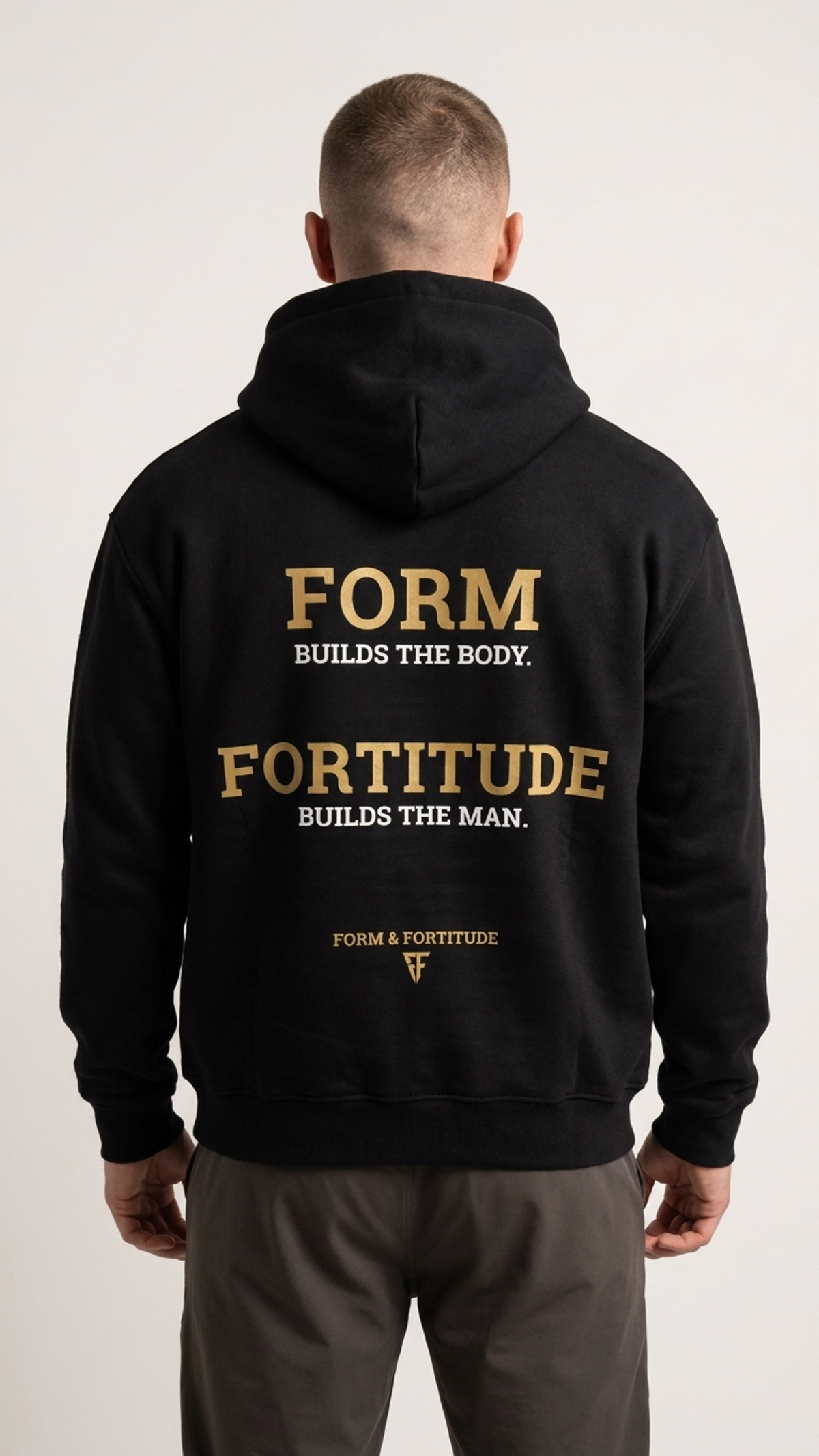 Form & Fortitude Statement Heavyweight Hoodie